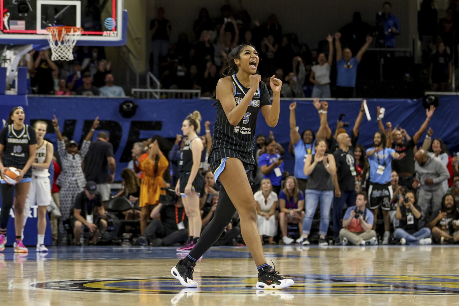 Angel Reese leads Sky to 88-87 win over Fever despite Caitlin Clark's  franchise-record 13 assists