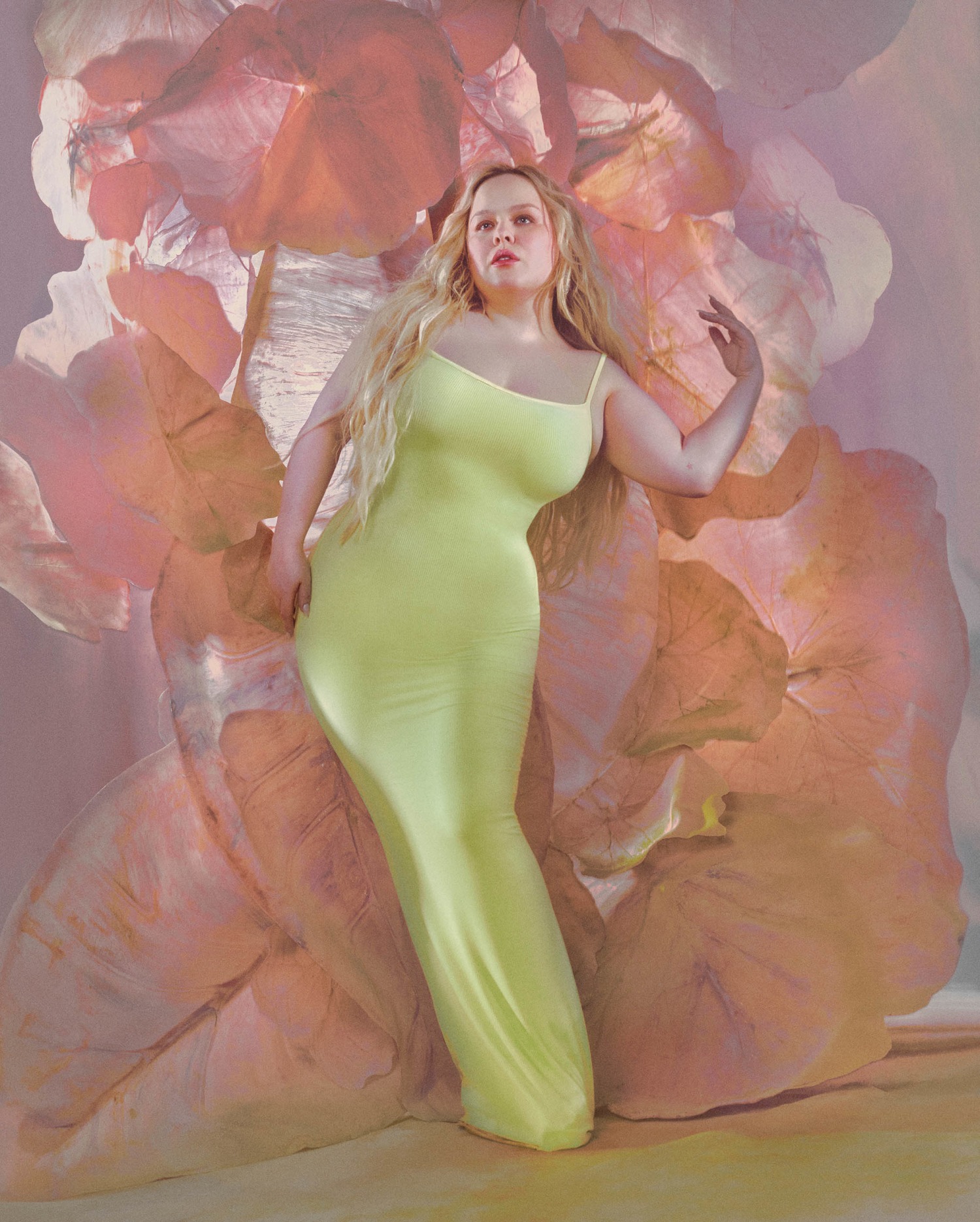 'Bridgerton' Star Nicola Coughlan Stuns In Angelic Skims Campaign For Kim Kardashian