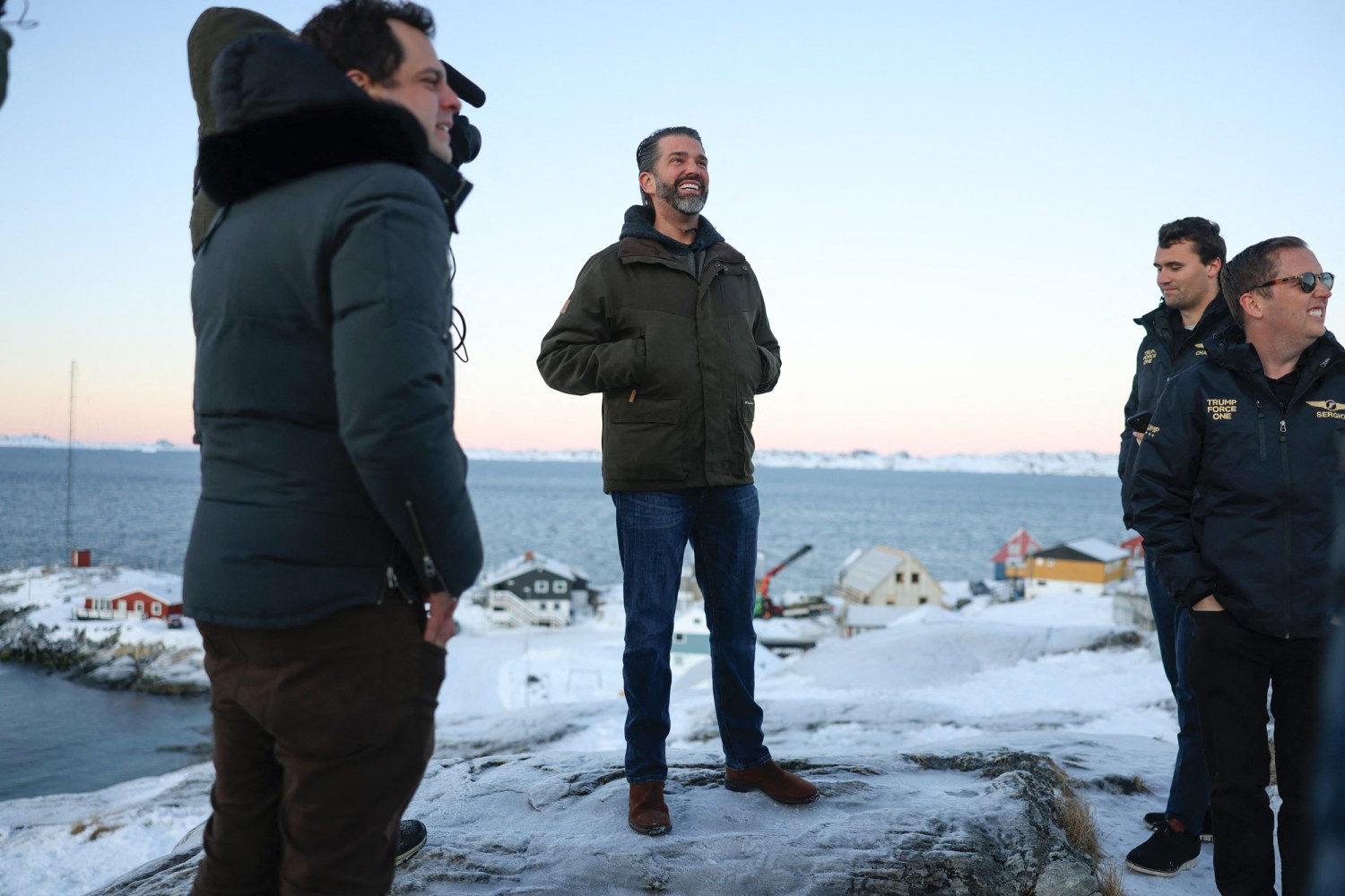 Trump Jr. visits Greenland and Danish king changes royal coat of