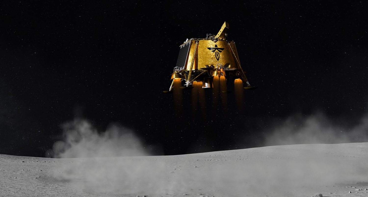 SpaceX launches two lunar landers to the moon