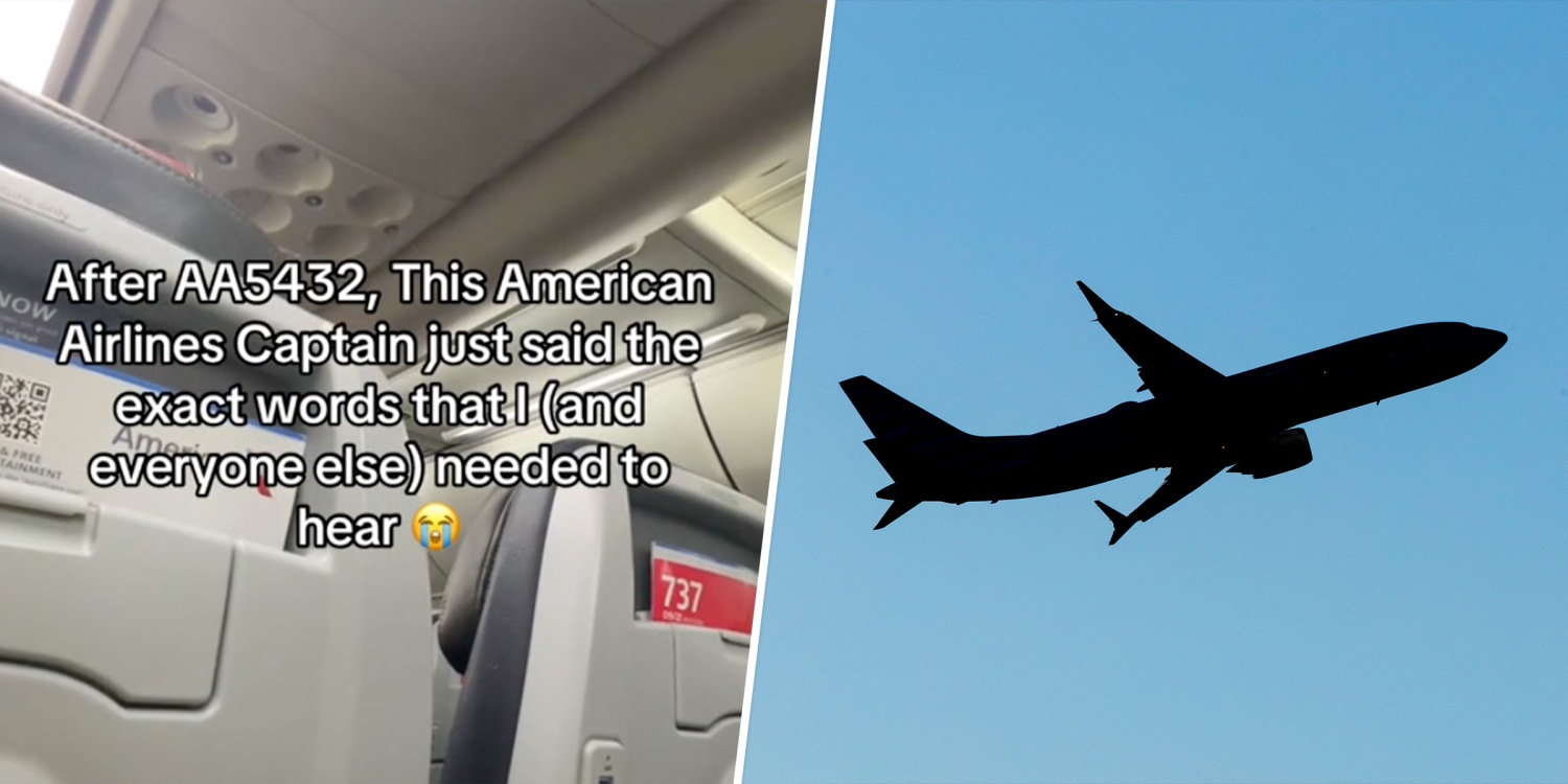 American Airlines Pilot Delivers Calming Speech To Passengers After DC  Collision. What He Said, image size:1500x750