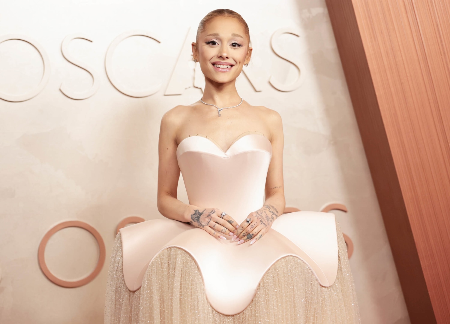 Ariana Grande's Oscars 2025 Dress Is Inspired By Glinda, Duh