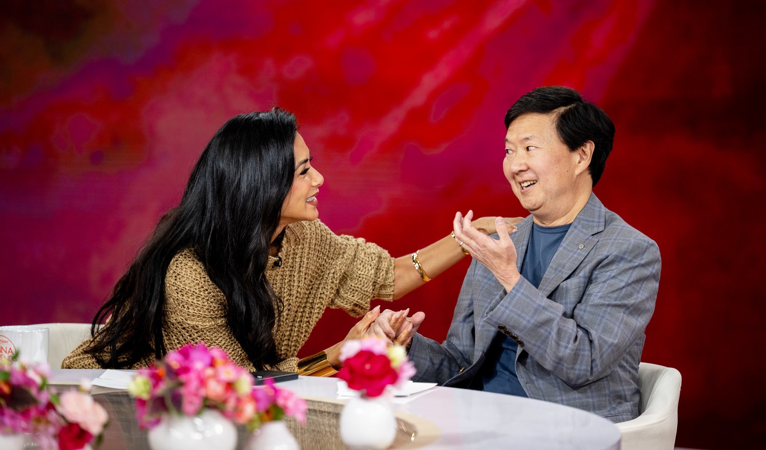 Nicole Scherzinger Surprises Ken Jeong On TODAY After Her Tony
