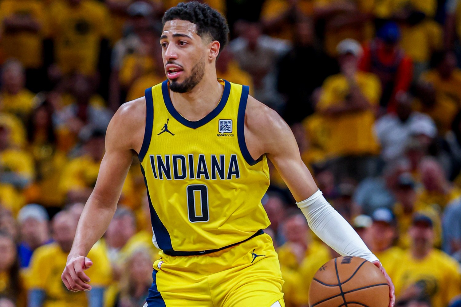 Tyrese Haliburton ゲームジャージ(USA TEAM)L ラウンド Tyrese Haliburton ゲームジャージ(2025city)L
