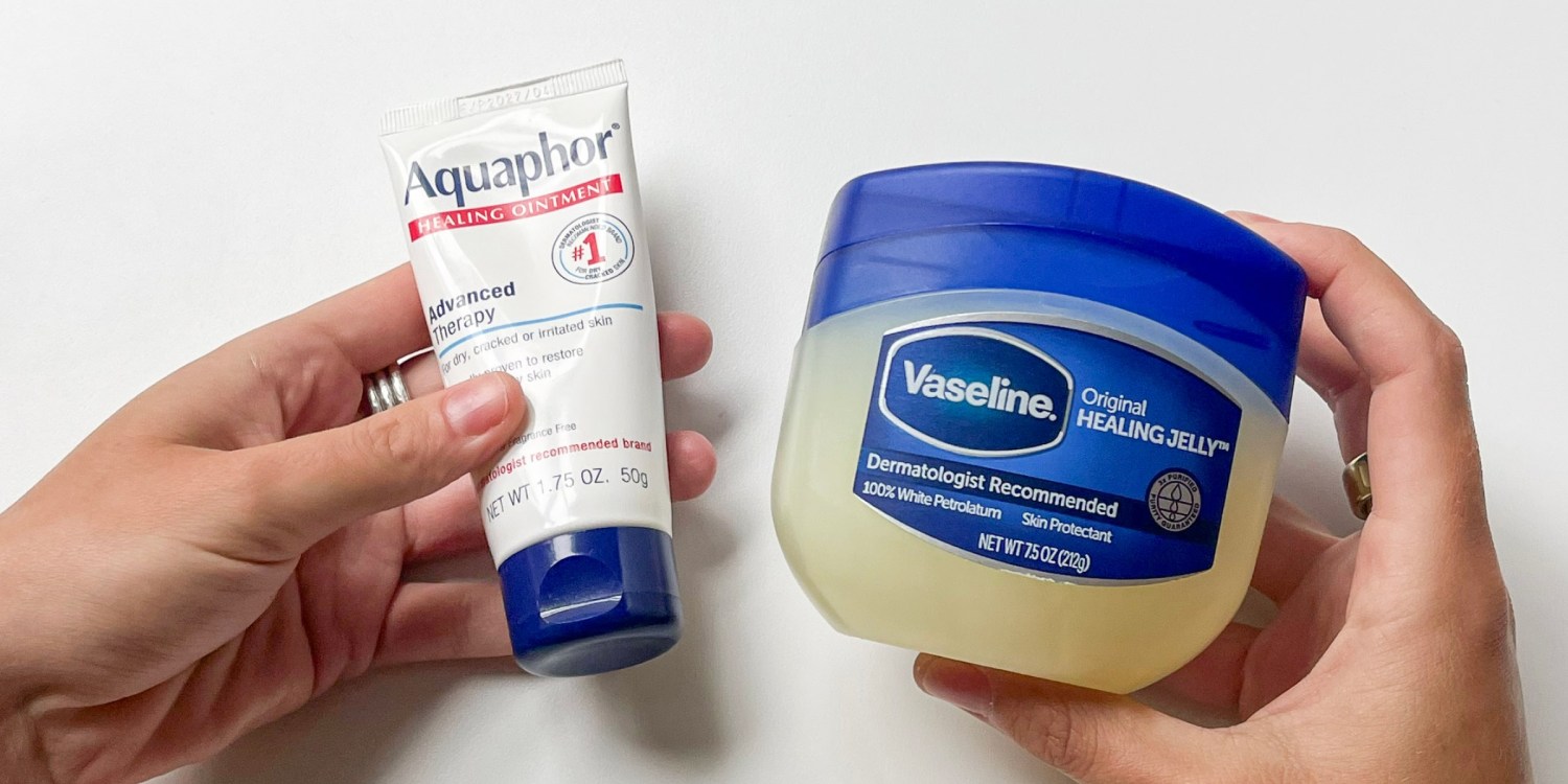 Vaseline Vs. Aquaphor: Which One Is Better? We Asked Derms