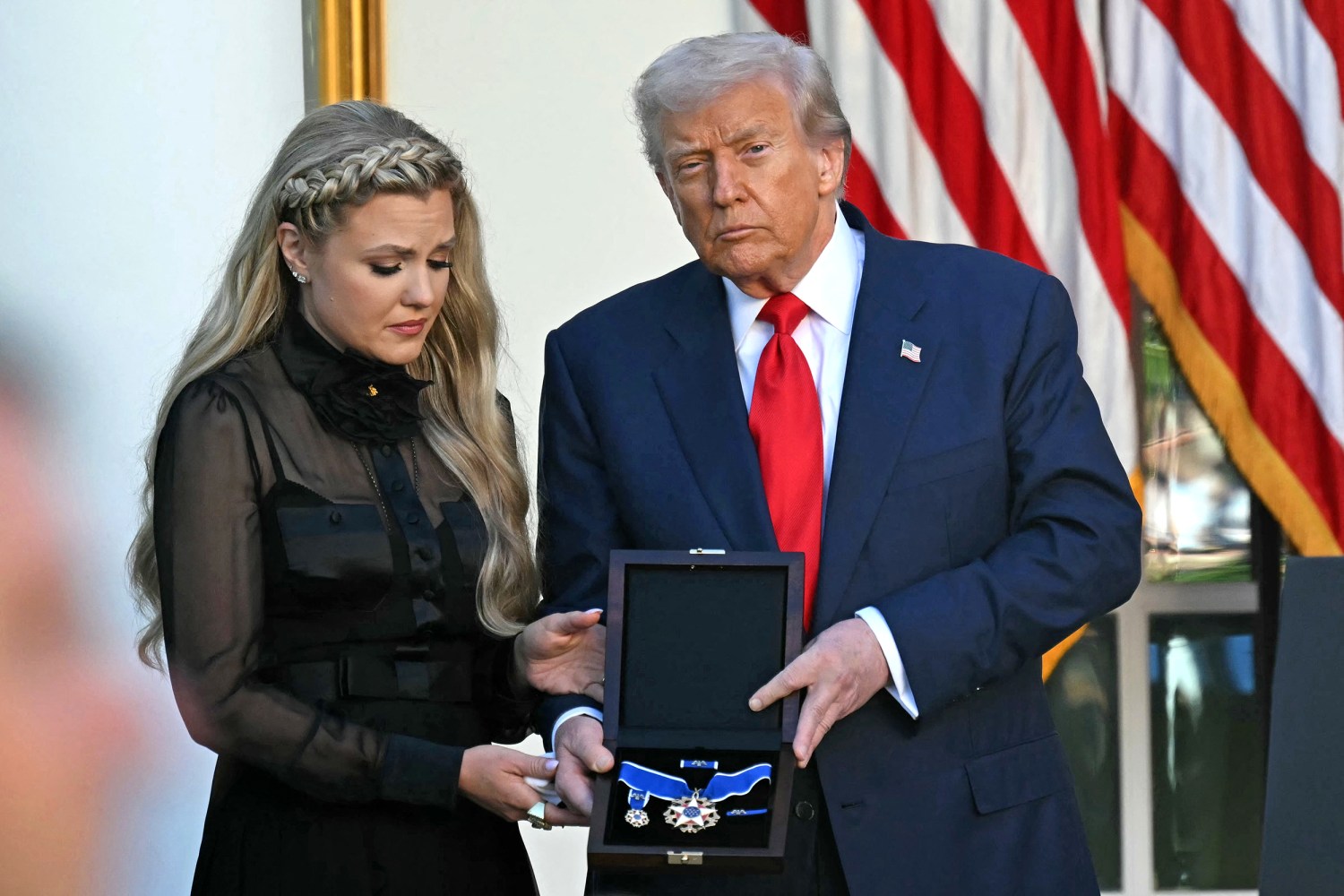 Trump posthumously awards Charlie Kirk the Presidential Medal of Freedom
