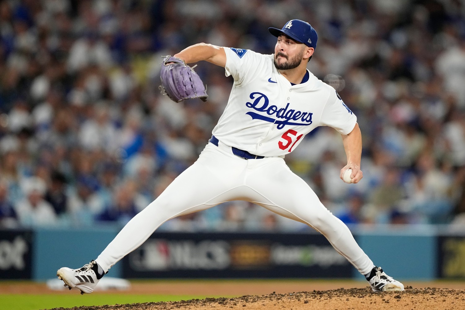 Dodgers pitcher Alex Vesia not with team in Toronto on eve of 