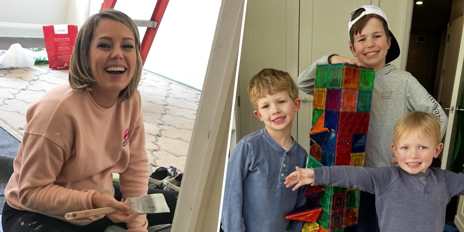 Dylan Dreyer Repaints Her Sons' Bedroom Before Moving