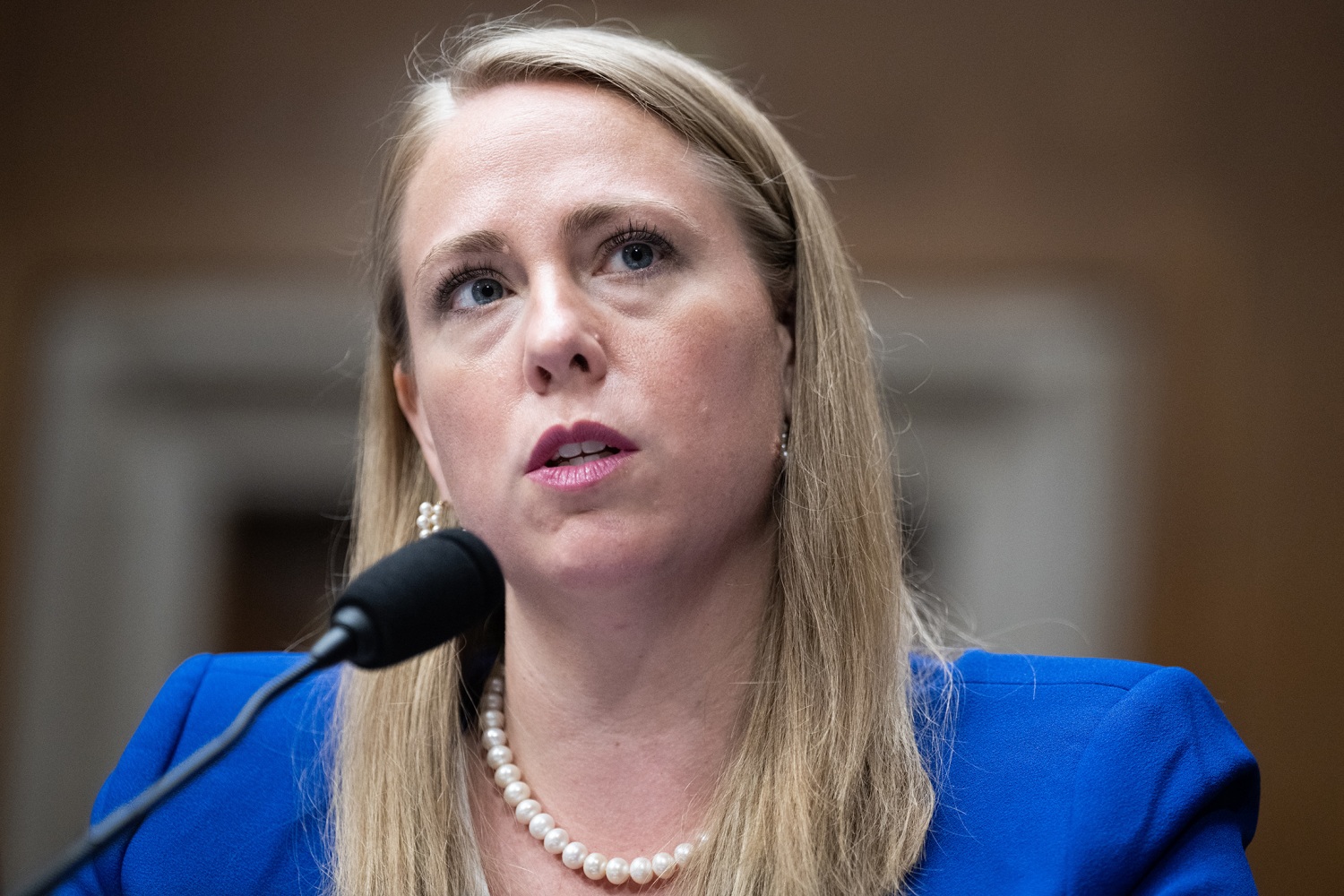 EEOC Chair Andrea Lucas testifies at her Senate confirmation hearing in Washington, D.C., June 2025