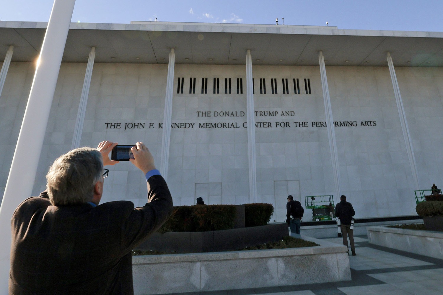 Democrat sues Trump officials over move to rename Kennedy Center