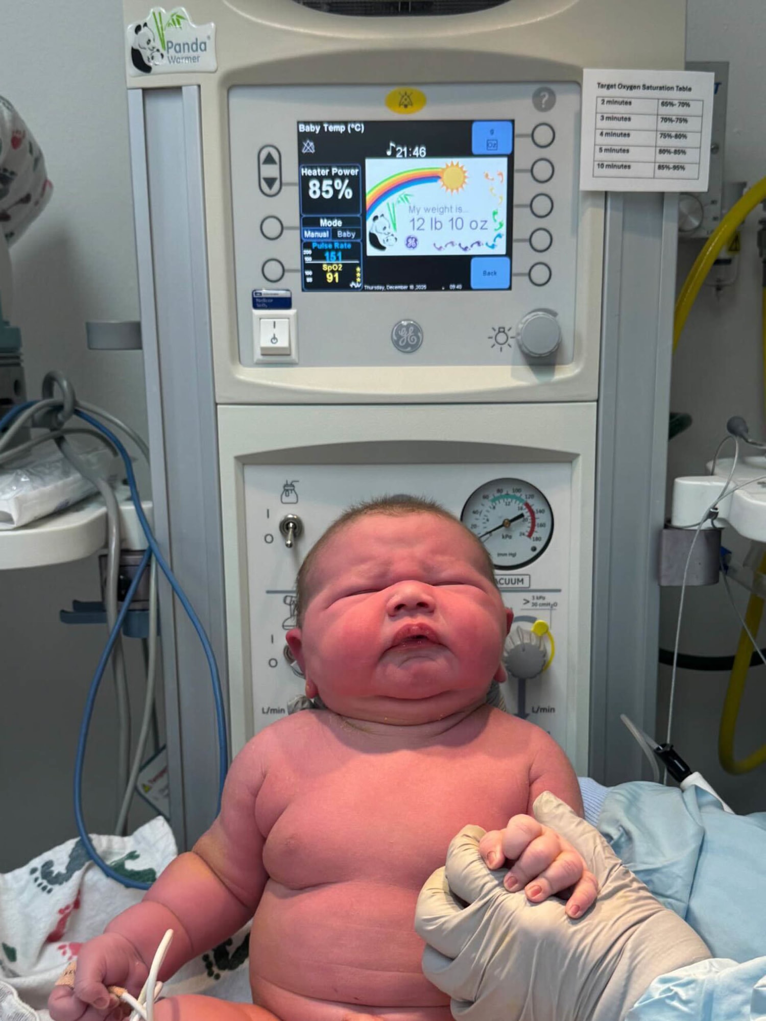 Texas Mom Gives Birth to 'Huge' Baby — and Gives Him a Fitting Name