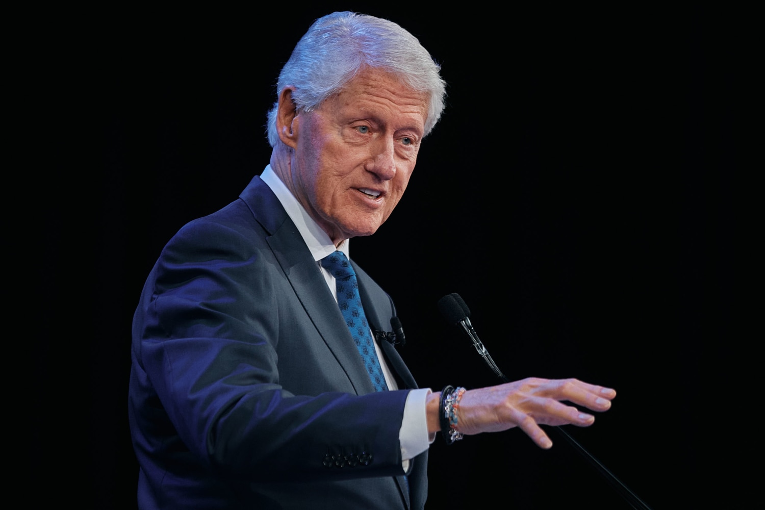 bill clinton blue dress epstein Sapphire Blue Silk Velvet Puff Sleeve Dress Glass Button & Lace Accents circa 1930s XS