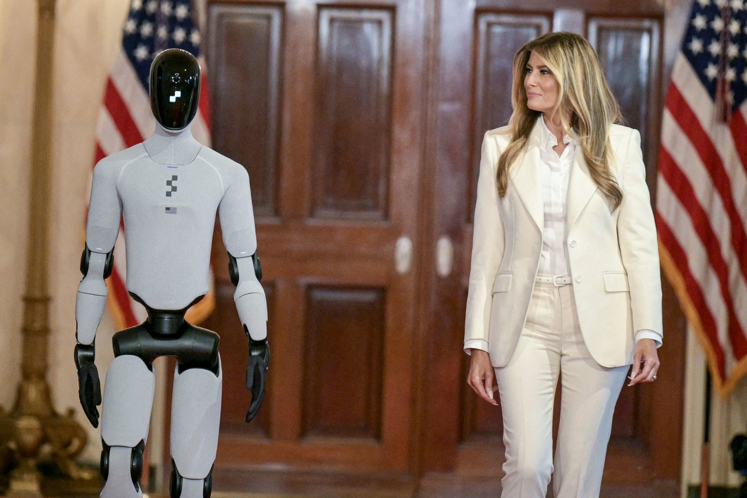Figure AI Humanoid Robot Visits the White House