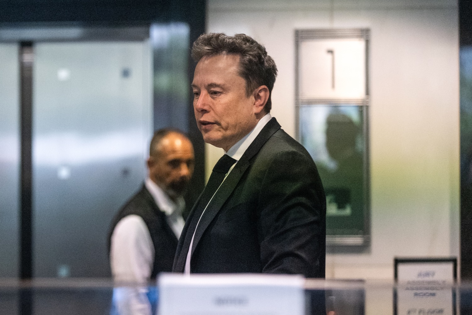 Elon Musk arriving at U.S. District Court in Oakland, California on April 28, 2026