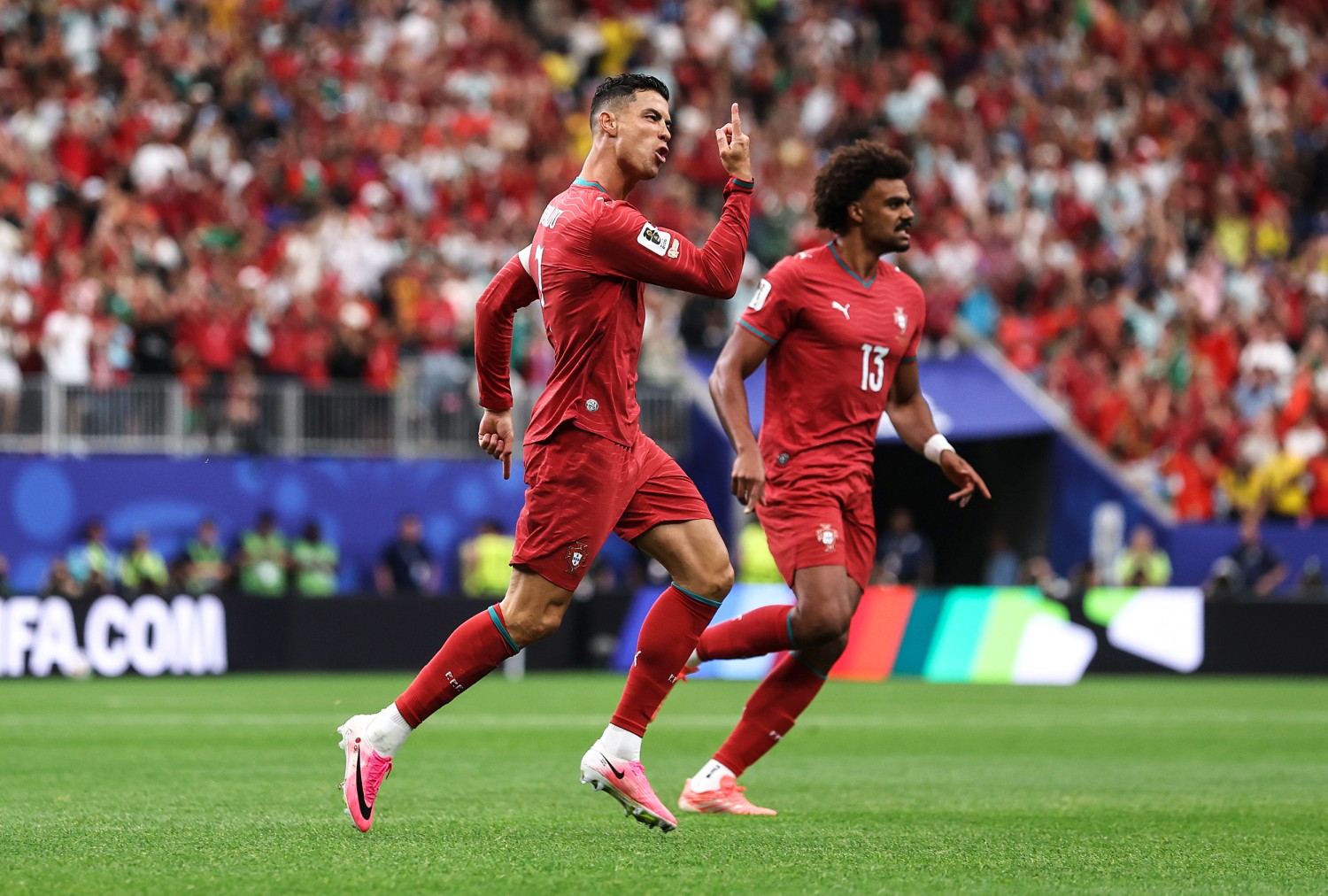 Cristiano Ronaldo becomes first player to score in six World Cups during Portugal match