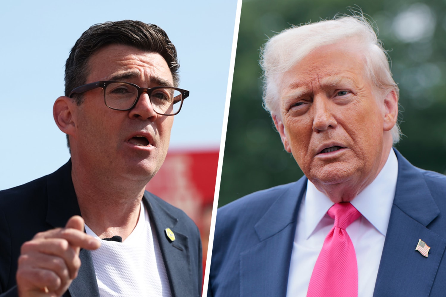 Trump describes Britain's Andy Burnham as 'extremely liberal'