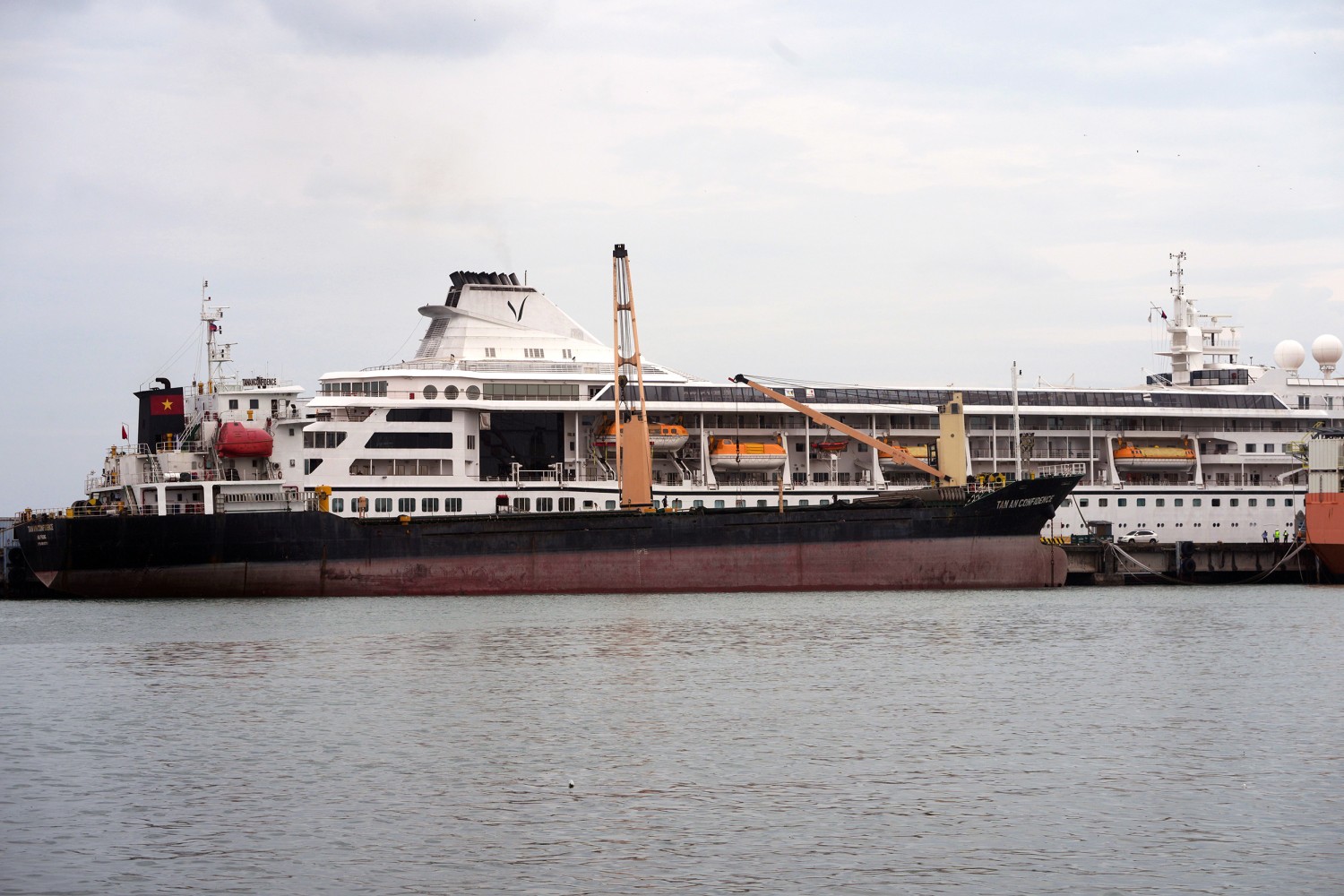 They bought cabins to live on a luxury cruise ship. High fuel costs got them kicked off in Cambodia.