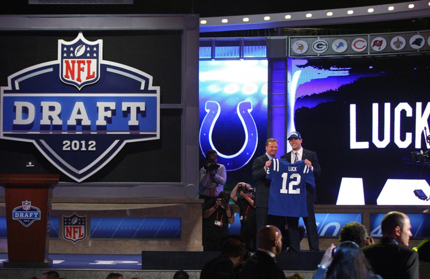 Stanford Quarterback Andrew Luck First Overall Pick of NFL Draft