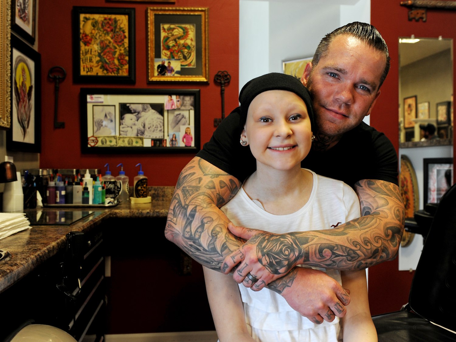Ink for the cause: Tattoo fundraiser helps teen with leukemia