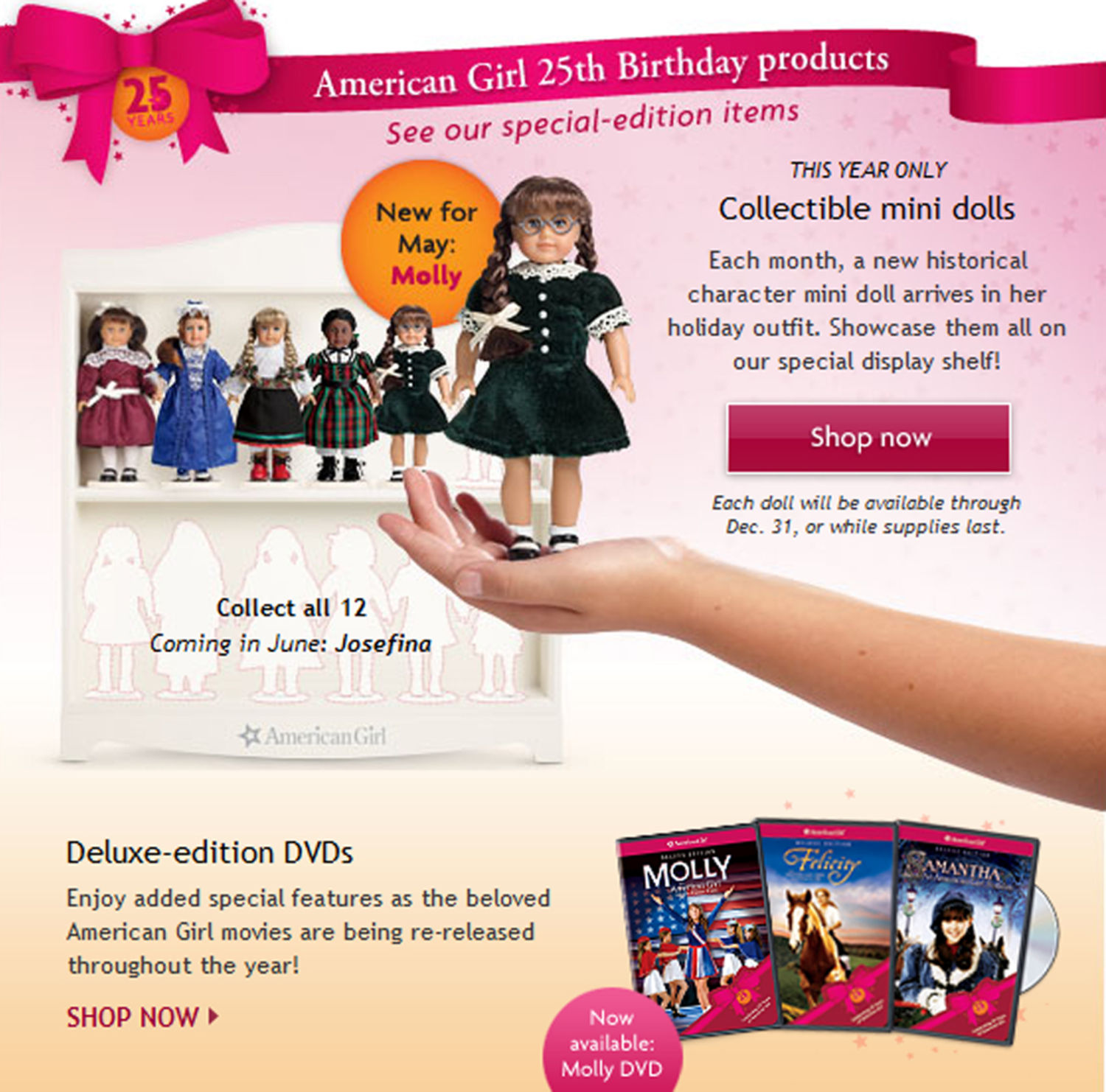 American girl deals doll 25