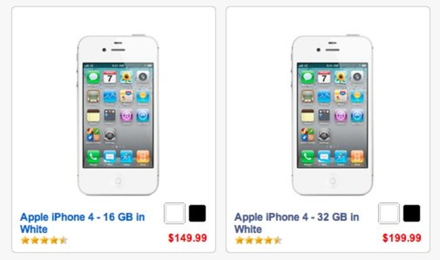 Carriers knock up to $100 off iPhone 4 models, image size:1500x885