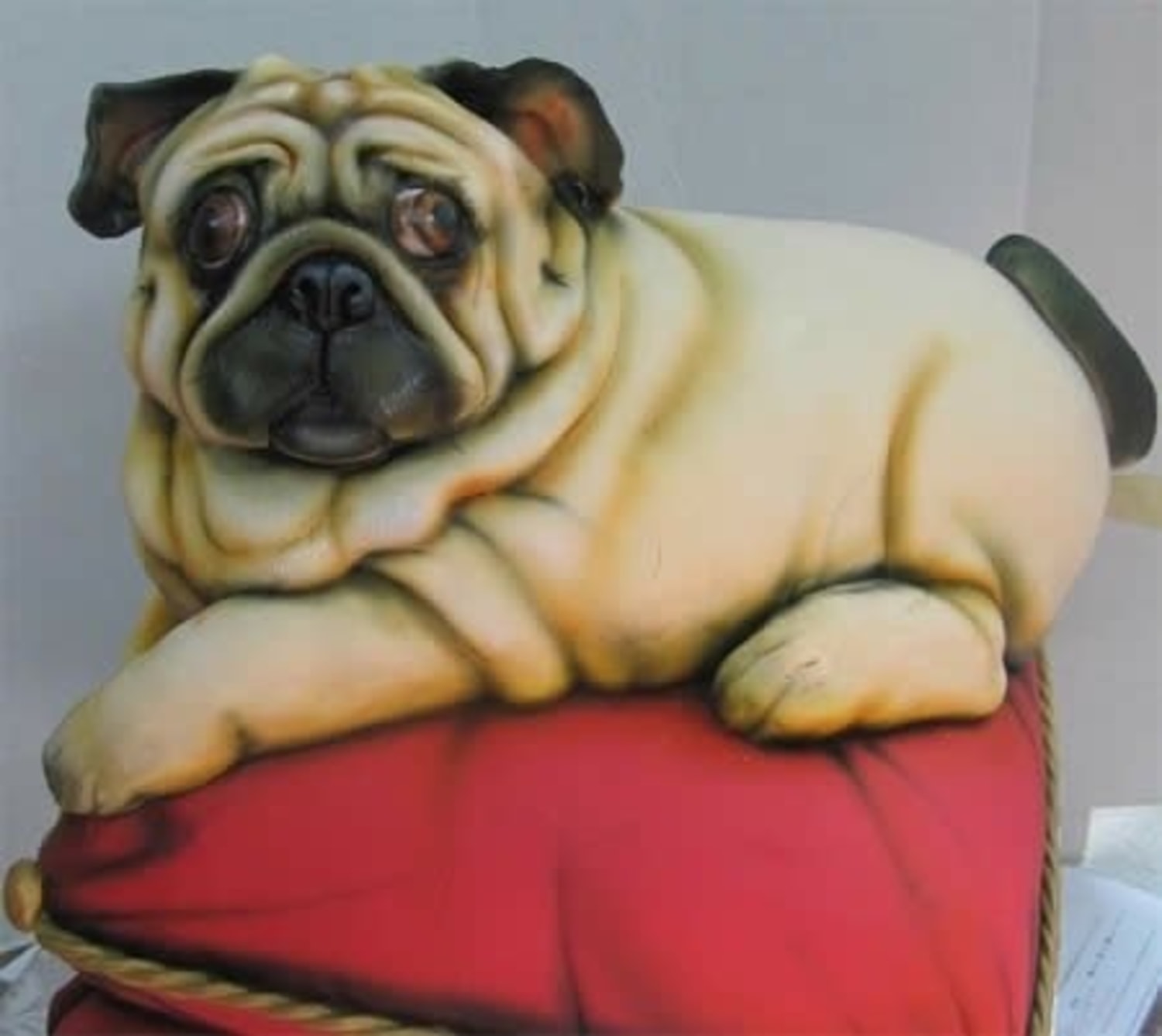 Realistic best sale pug cake