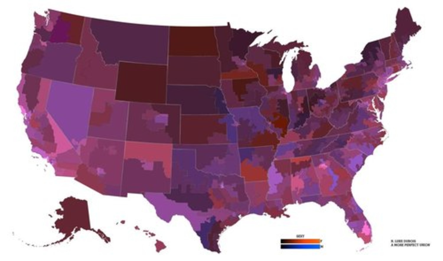 Online dating maps reveal kinkiest and loneliest places