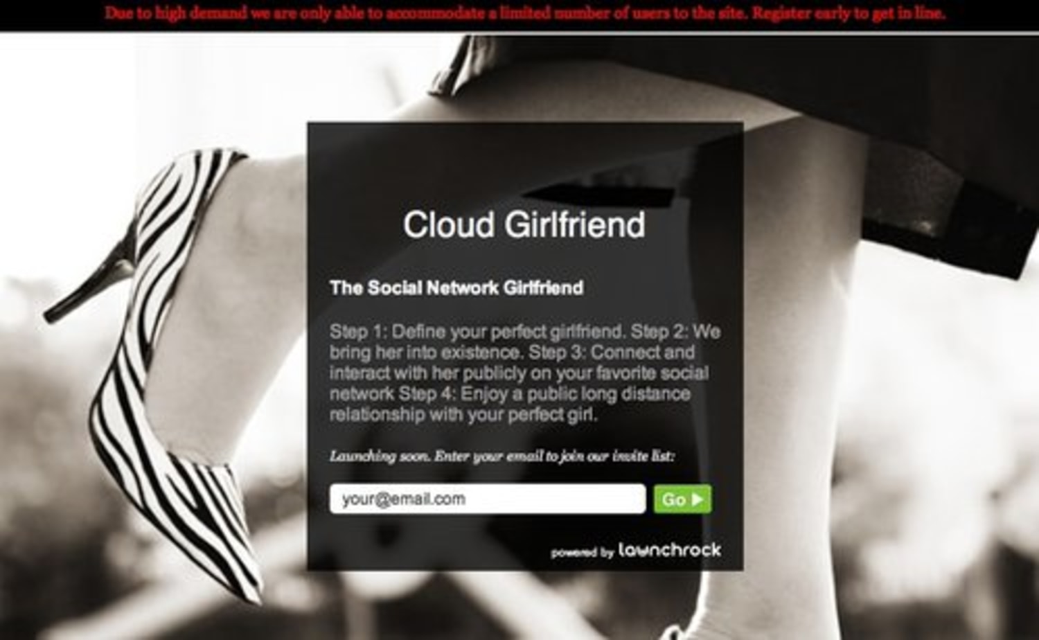 New site claims fake online girlfriends lead to real relationships