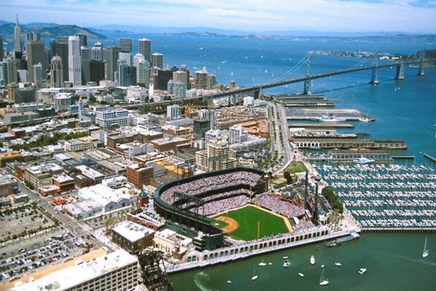 View of the Bay From AT&T Park 