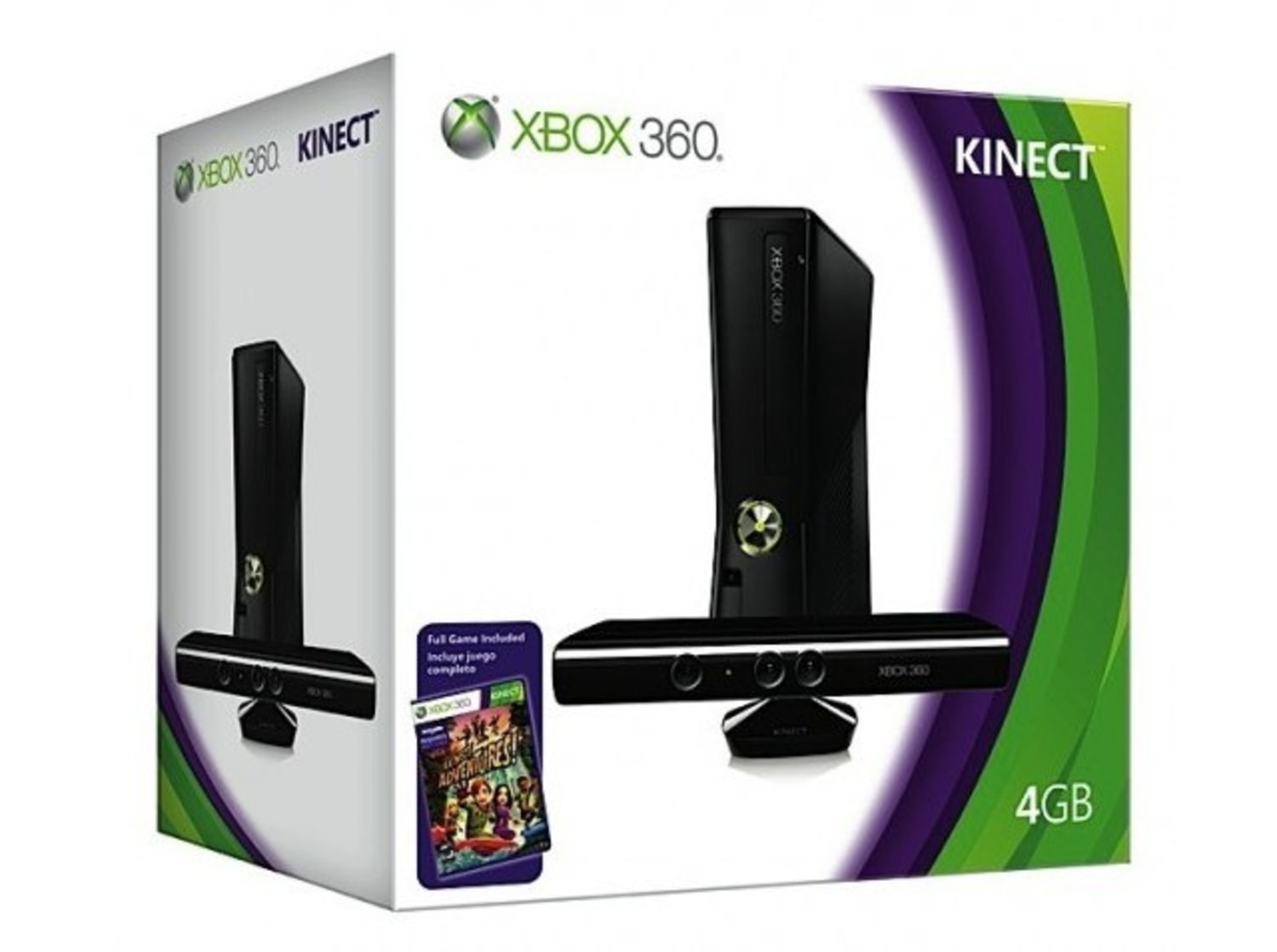 Xbox 360 life. Xbox 360 e Kinect. Кинект Адвентурес Xbox 360. Сенсор Kinect для консоли Xbox 360. Коробка Xbox 360 4gb Kinect.