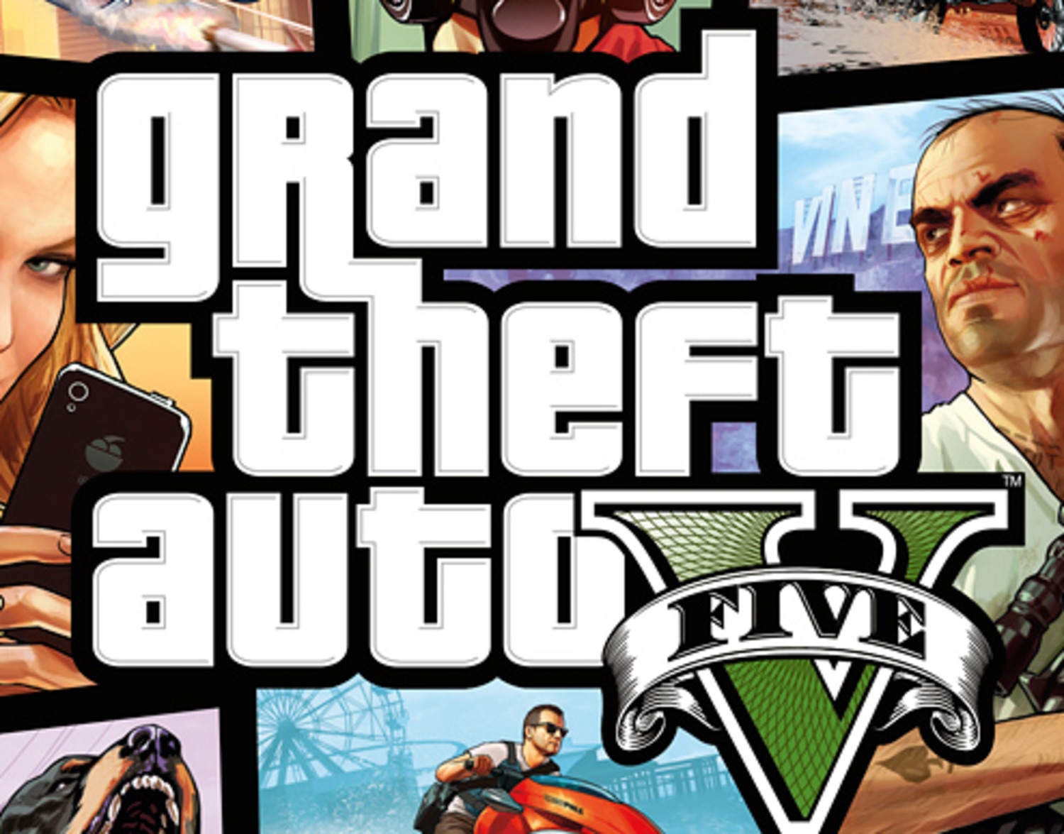 Grand Theft Auto Gta V 5 Painting, Grand Theft Auto 5 Map