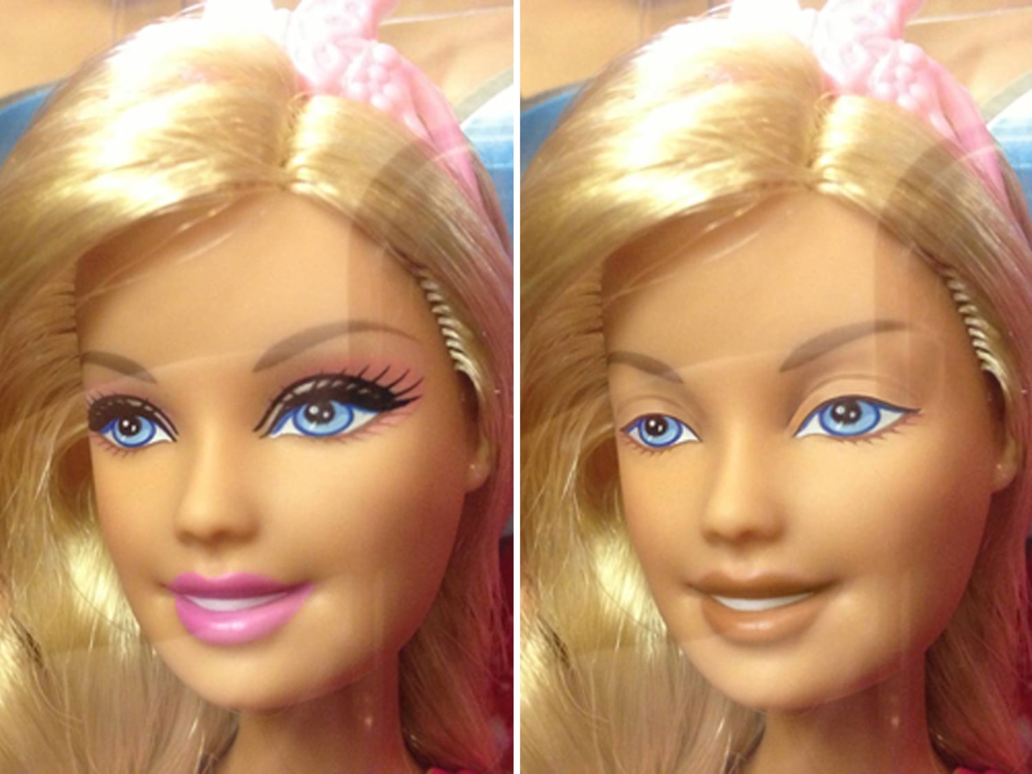 Bestemt gjorde det Forblive Dolls without makeup: An artist's vision goes viral