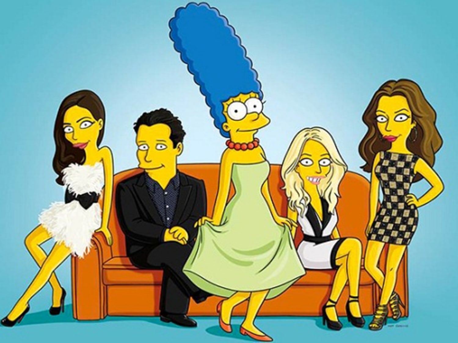 Marge Simpson finally gets a new dress, thanks to 'Project Runway'