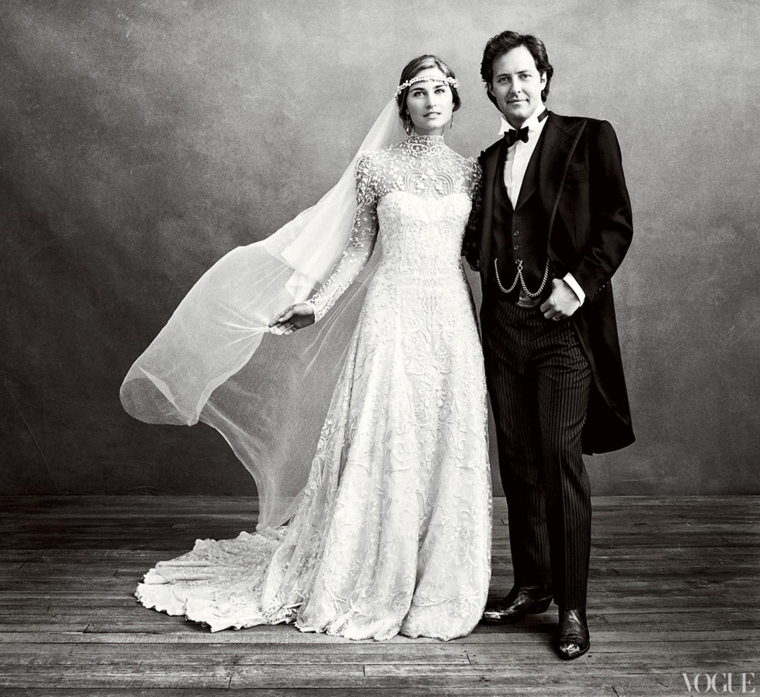 See the dress Ralph Lauren designed for his daughter-in-law's wedding