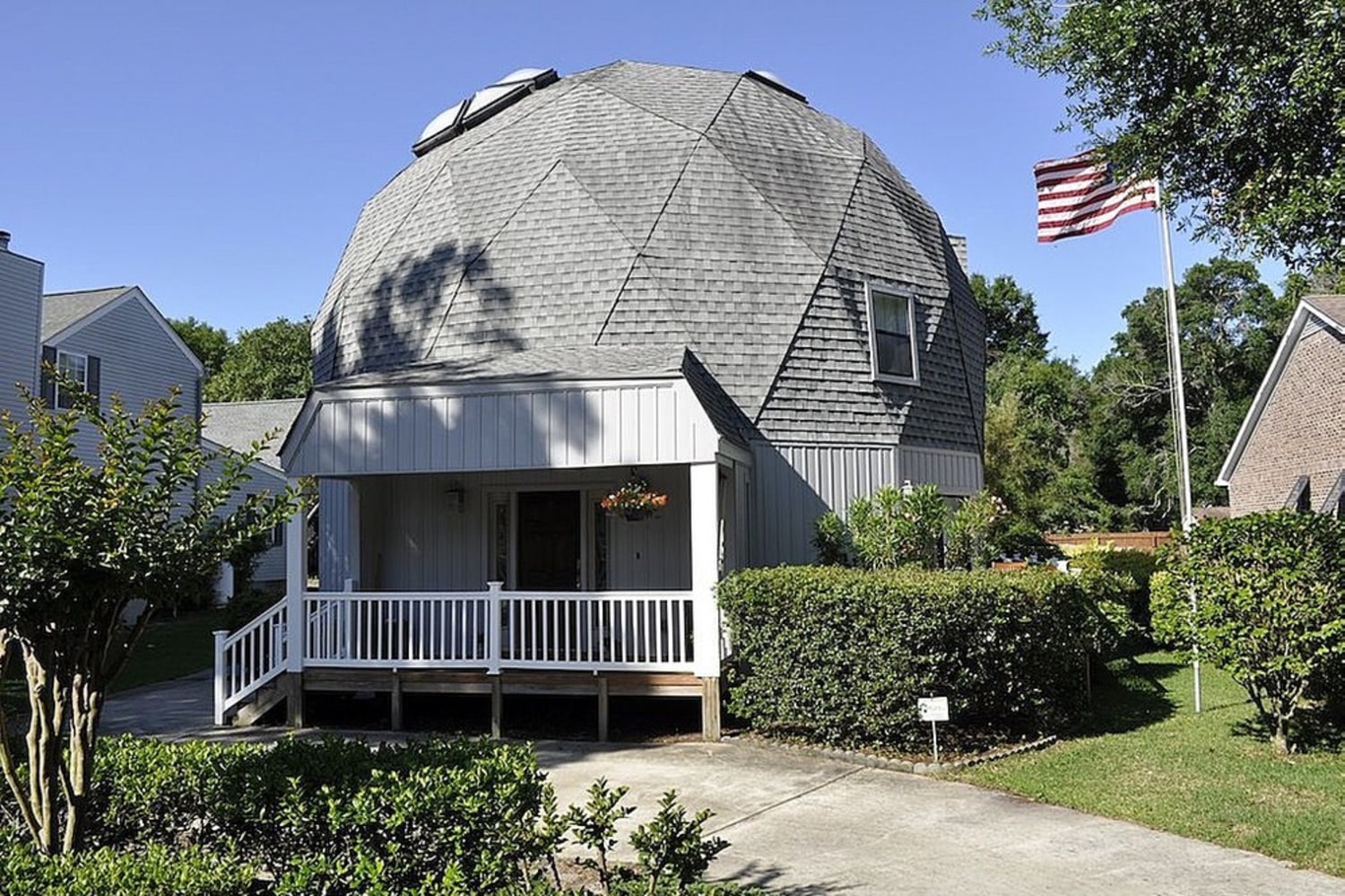 Take shelter in an unusual dome home