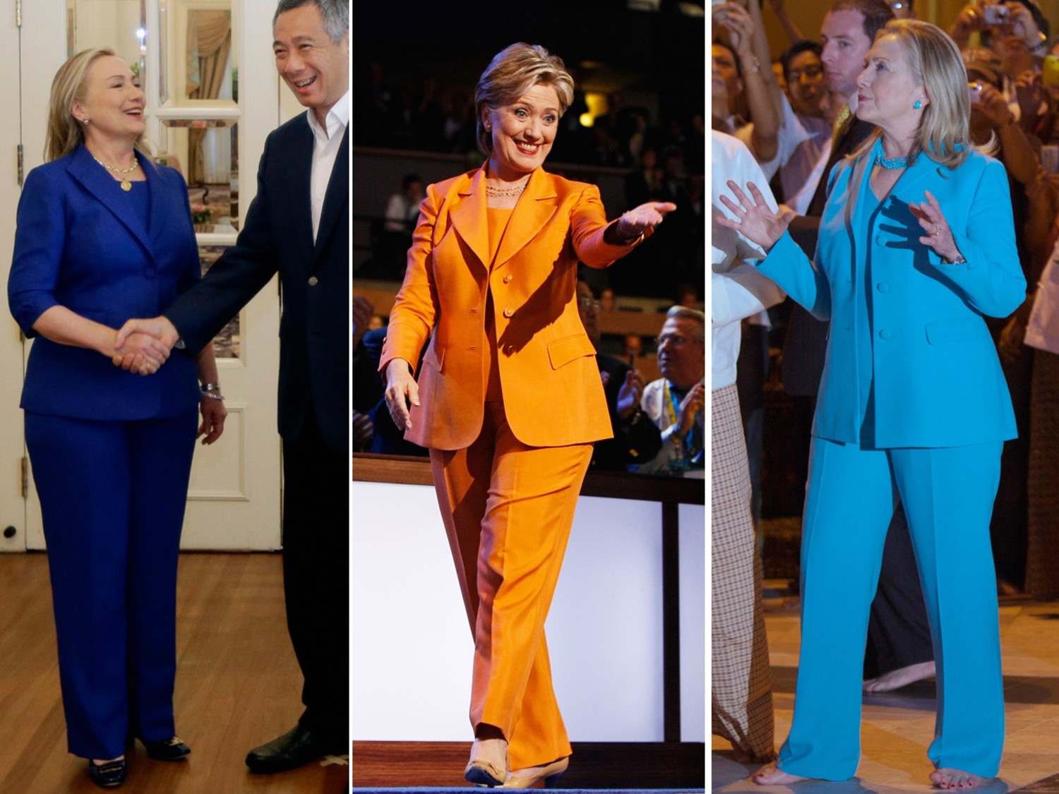 Hillary Clinton Pulls A Pantsuit Out For The DNC: The Woman Knows What  Works