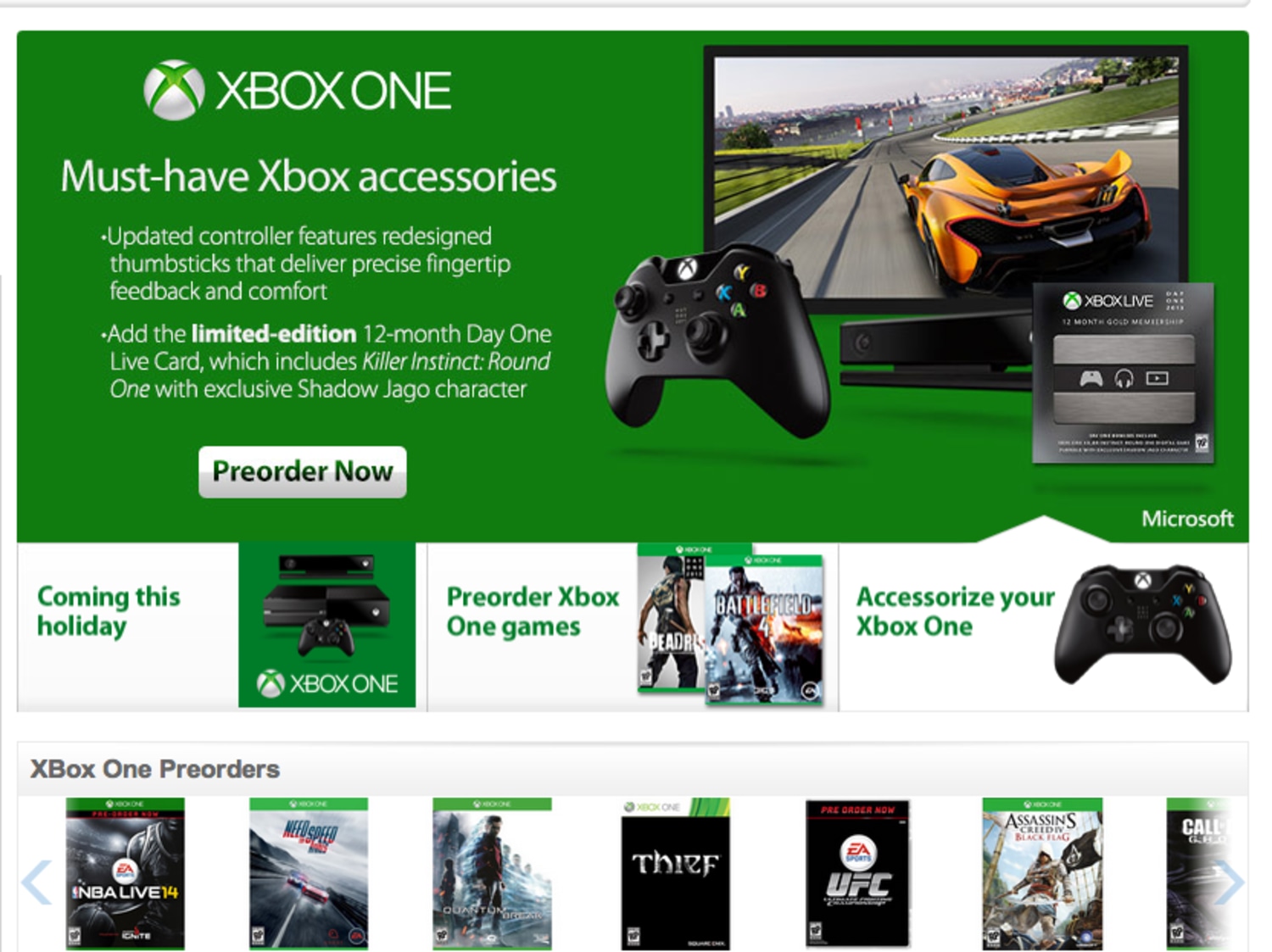 Xbox One Day One pre-orders back on at GAME
