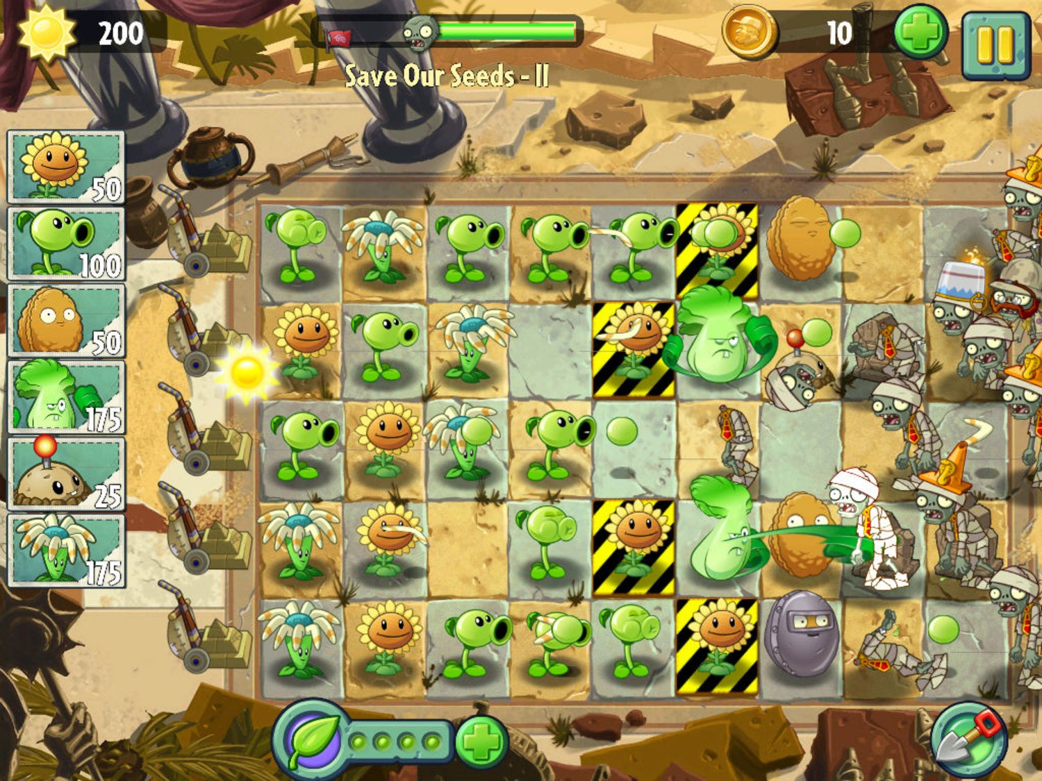 Plants vs. Zombies 2: It's About Time on iOS