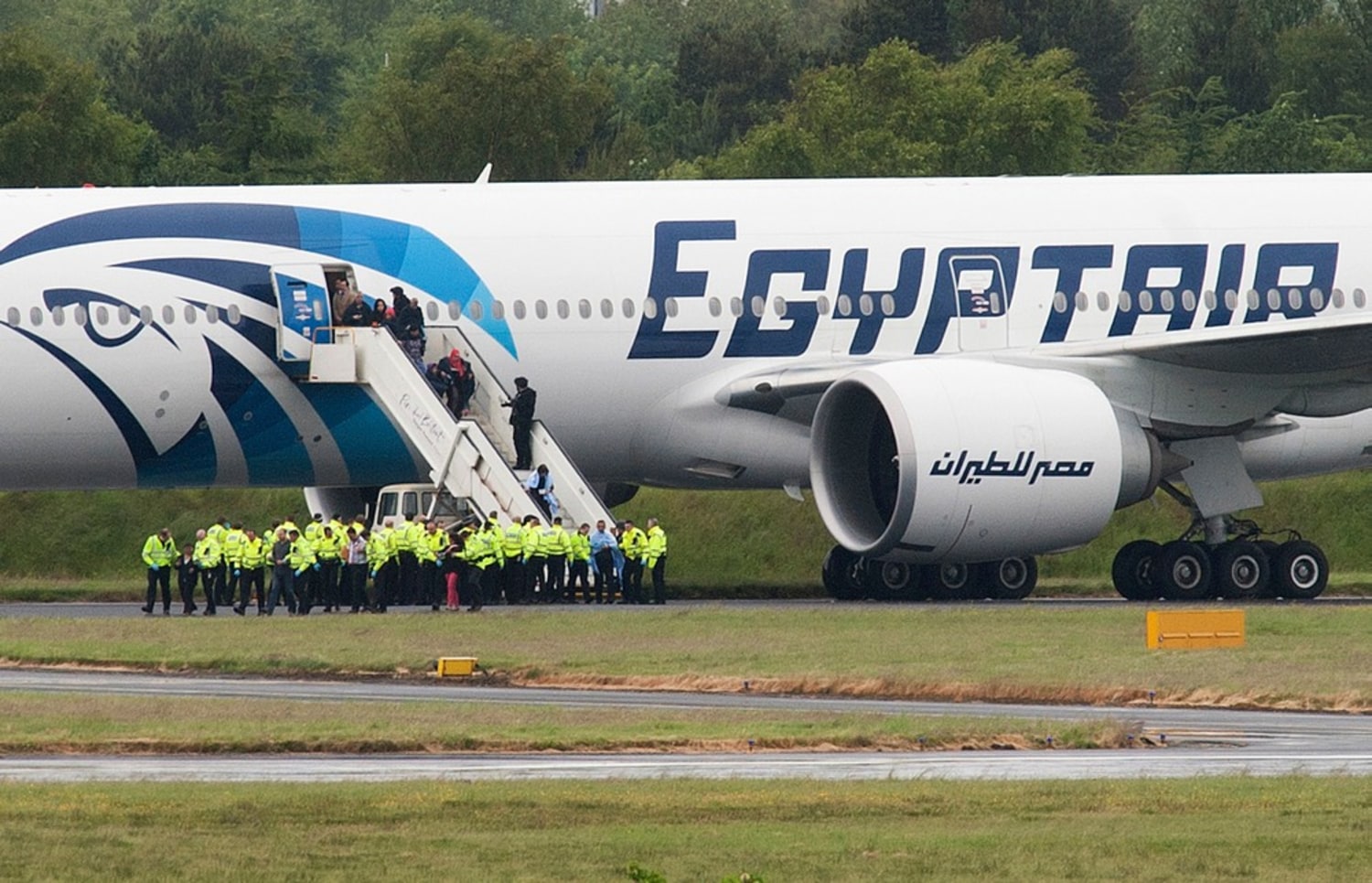 NYC-bound plane from Egypt diverted to Scotland after note found