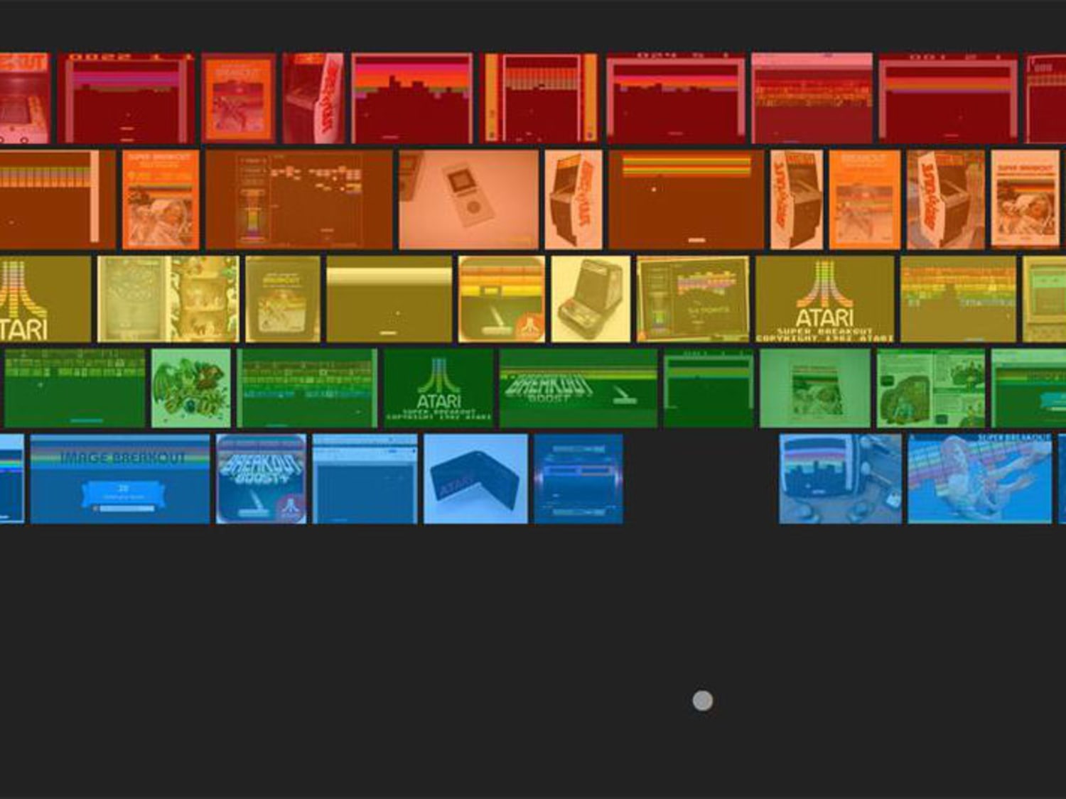 Do a Google image search for 'Atari Breakout' and let the rest of your day disappear