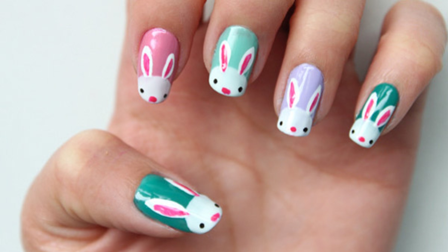 Easter Nails Bunny Nails Water Decals