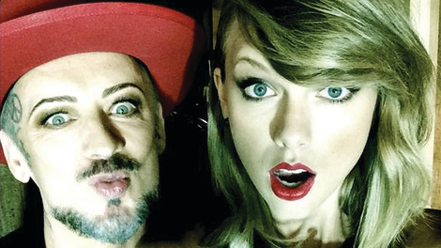 Taylor Swift commemorates meeting Boy George with super selfie, image size:1500x844
