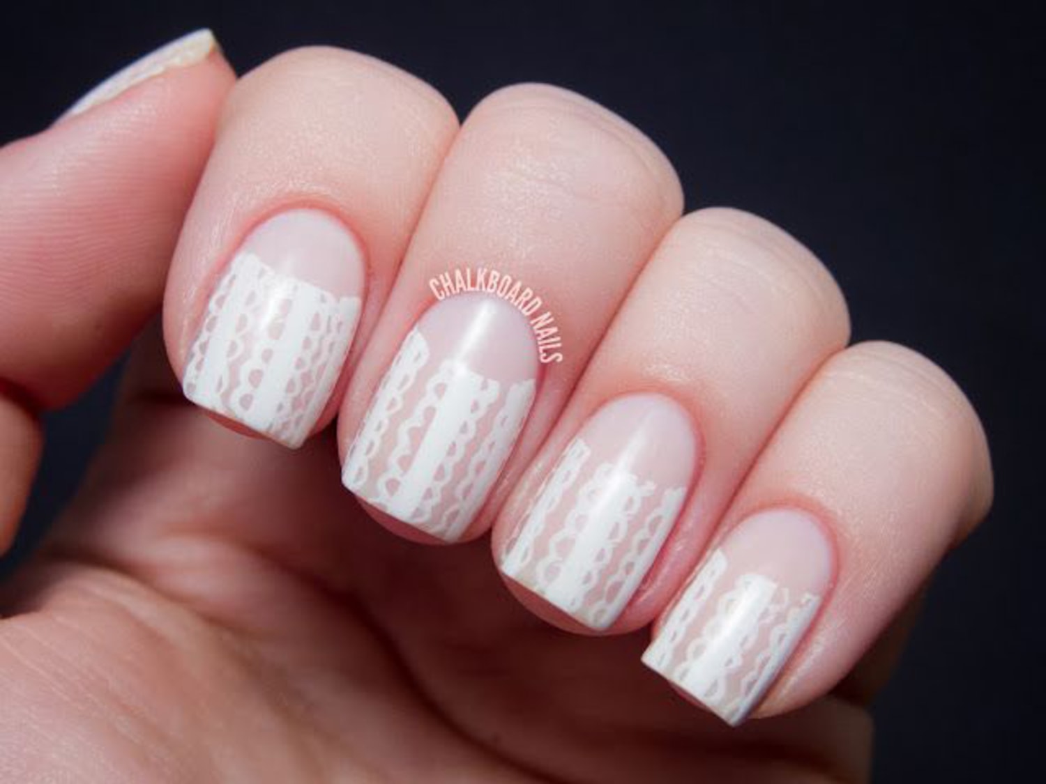 Easy Lace design using nail art foils💅 - YouTube