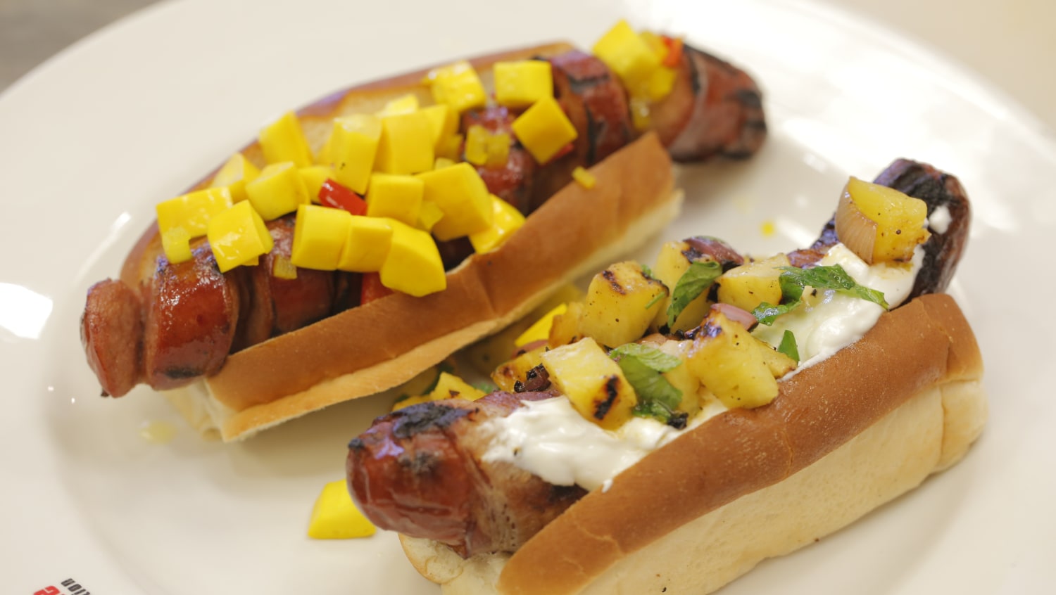 Kitchen Simmer: Grilled Hot Dogs with Pineapple Relish