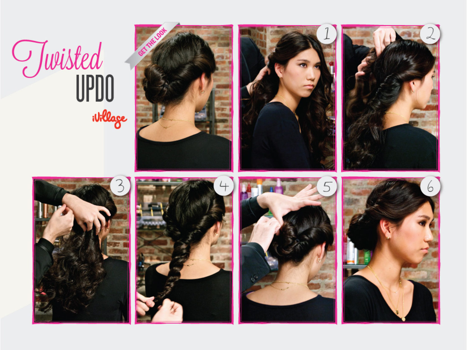 DIY Hairstyles: Easy Step-by-Step Hair Tutorials: Twisted Updo