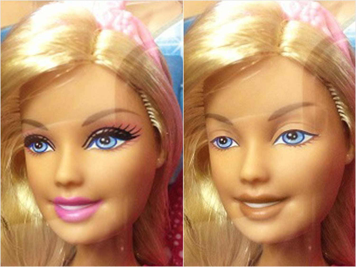Photos Of Barbie Dolls Without Makeup