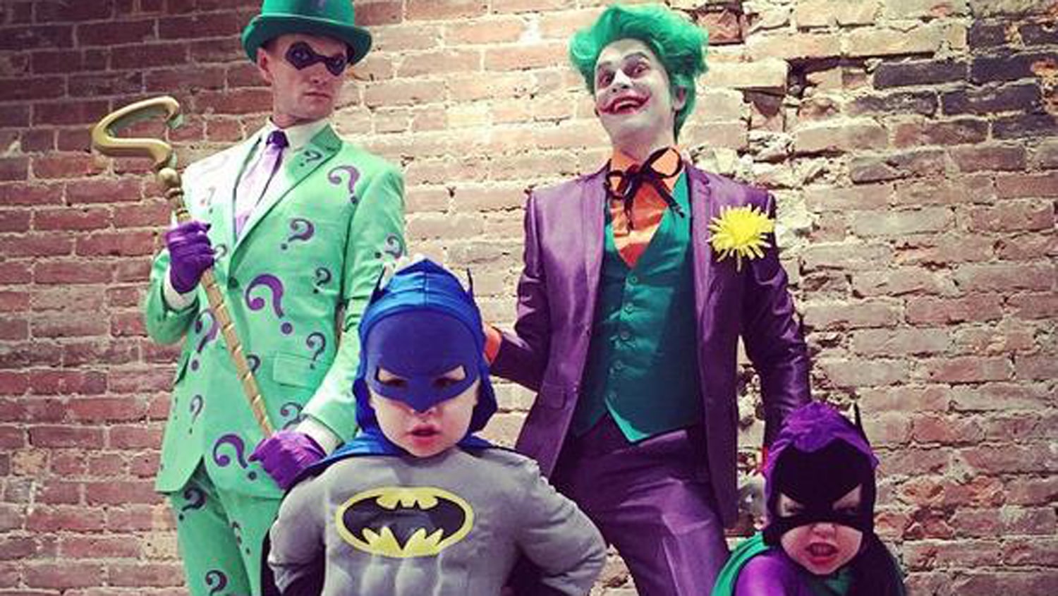 Neil Patrick Harris reveals Halloween costumes as his family goes Gotham