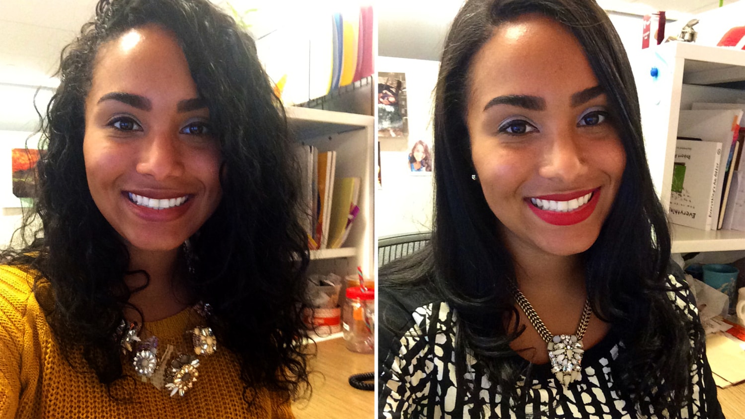 CurlPower: Women switch from curly to straight hairstyles to test reactions