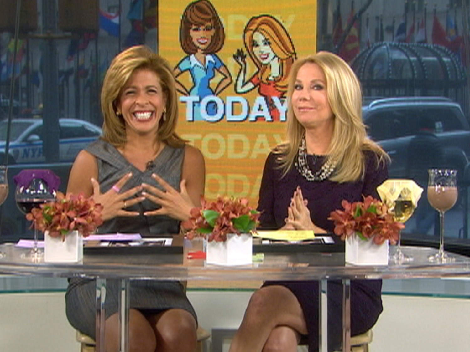 Kathie Lee, Hoda 'bust' up over breasts