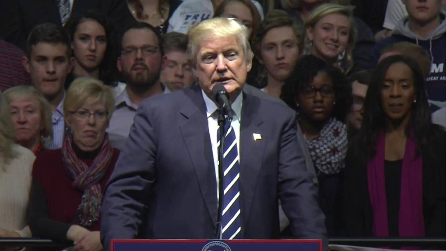 Trump Dismisses Lock Her Up Chant